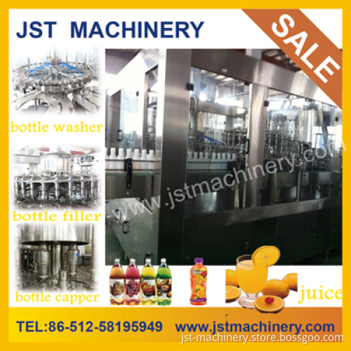 Bottled Fruit Juice Filling Packing Machine